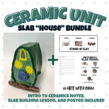 Preview of Slab Themed House Bundle/ Introduction to Ceramics/ Step by Step Instructions