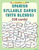 Spanish Syllable Cards (with blends) – 2 Sets of all Sylla