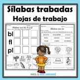 Silabas Trabadas - Hojas de trabajo Spanish Blends