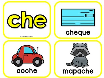 S per s labas Spanish phonics activities for cha che chi cho chu