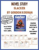 Slacker by Gordon Korman Novel Study