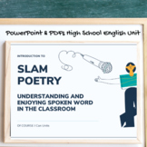 Slam Poetry | ELA Creative Unit | Rubric and Scorecard Inc
