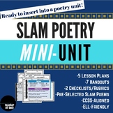 Slam Poetry Mini Unit