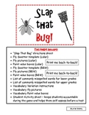 Slap That Bug! Spelling and Vocabulary Review Game