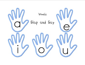 Preview of Slap and Say Game (Vowels, Letter ID, Beginning Sounds, Clusters)