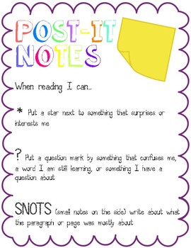 poster post it notes