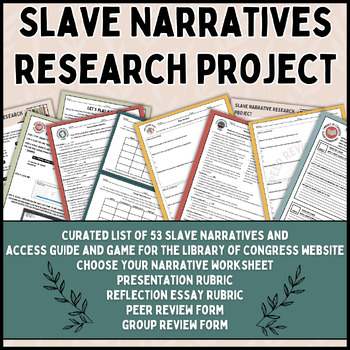 Preview of Slave Narratives Federal Writers Project