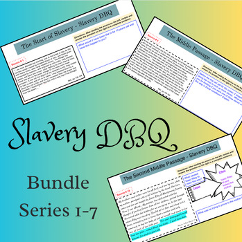 Preview of Slavery DBQ Bundle Series 1-7 and Essay