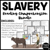 Slavery Reading Comprehension Worksheet Bundle Civil War