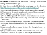 Slavery and the Middle Passage PowerPoint Presentation