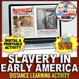 Slavery in Early America | Digital Learning Activity