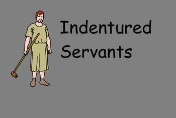 Preview of Slaves & Indentured Servants - Smartboard Lesson 