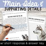 Sled Dog Racing: Main Idea & Supporting Details - Dogsledd