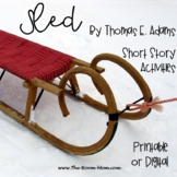 Sled Short Story by Thomas E. Adams with distance learning option