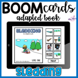 Sledding: Adapted Book- Boom Cards