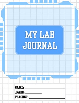 Preview of Sleek Elementary Science Notebook Lab Journal Technology