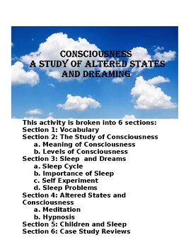 Preview of Sleep, Dreams and Consciousness
