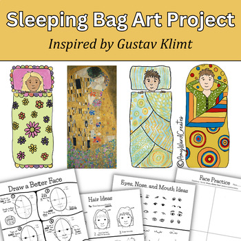 Preview of Sleeping Bag Art Project Inspired by Gustav Klimt