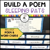 Sleeping Bats Build a Poem - Pocket Chart Poetry Activity