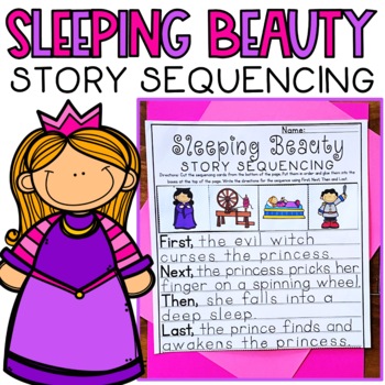 Story Retell & Sequencing Worksheets Sleeping Beauty Differentiated w