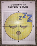 Sleeping Face EMOJI (Graphing on the Coordinate Plane/ Mys