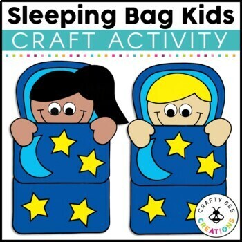 Preview of Camping Craft Camping Theme Day Classroom Bulletin Board Activities End of Year