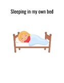 Sleeping in own bed social story- girls
