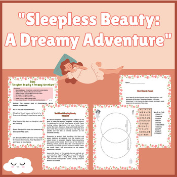 Preview of Sleepless Beauty Sleeping Beauty Fractured Fairy Tale Readers Theater