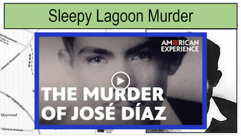 Preview of Sleepy Lagoon Murder and Zoot Suit Riots Lesson