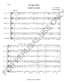 Sleigh Ride for Clarinet Ensemble (Score+Parts)