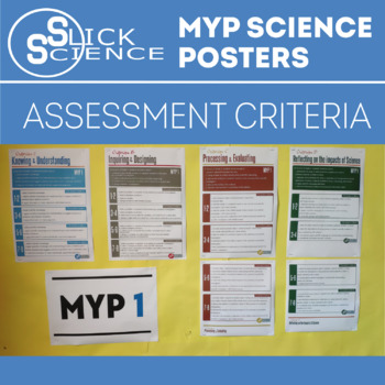 Preview of Science posters | MYP Assessment Criteria