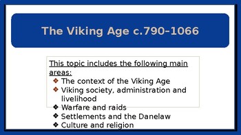 Preview of Slide Deck - Introduction to the Viking Age