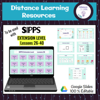 Preview of Slide Deck: SIPPS Extension Level; Lessons 26-40