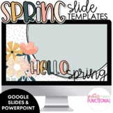 Slide Templates│Daily | Agenda | Spring | GOOGLE SLIDES │P