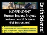 Slides: Human Impact on the Environment Choice Project - R