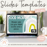 Google Slides Templates with timers Modern Rainbow | Calm 