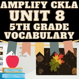 Slides for 5th Grade Unit 8 Vocabulary Amplify CKLA Compan