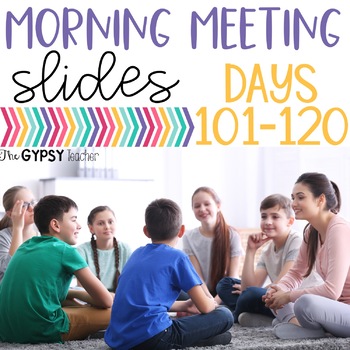 Preview of Slides for Morning Meeting 4th Grade, 3rd Grade, 5th Grade Morning Meeting Ideas