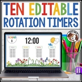 Slides with Timers 12-minute Rotations and 1-minute Clean-Up