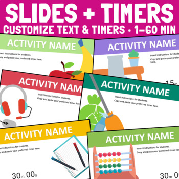Preview of Slides Timers for PowerPoint - Editable Templates