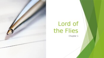 Preview of Slideshow Introduction to Lord of the Flies