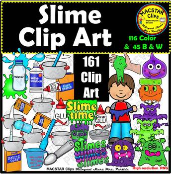 Preview of Slime Clip Art BUNDLE   ClipArt  Images Day Clip Art