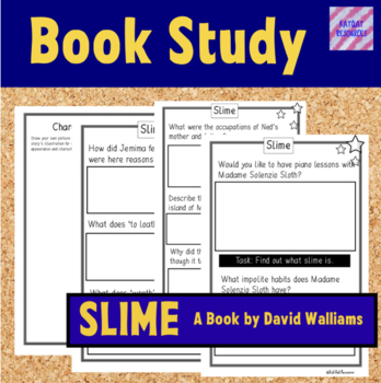Preview of Slime (A novel by David Walliams) - Reading Comprehension Companion Chapter 1
