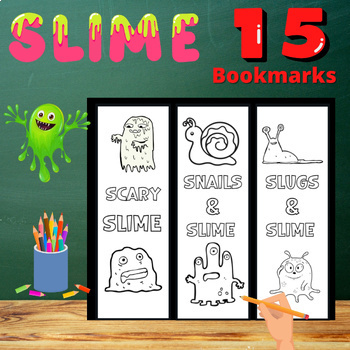 Slime Coloring Pages Activity SEL Resource No Prep