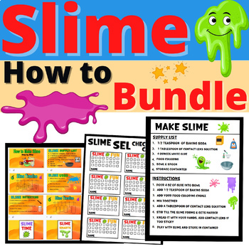 Slime Coloring Pages Activity SEL Resource No Prep