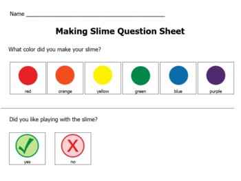 slime experiment questions