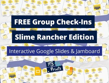 Preview of Slime Rancher Group Check-In Google Slides & Interactive Google Jamboards
