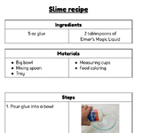 Slime Recipe