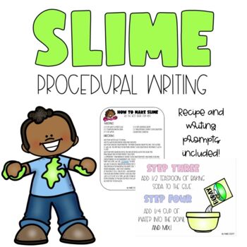 Preview of Slime Recipe | Procedural Writing | Writing Resource