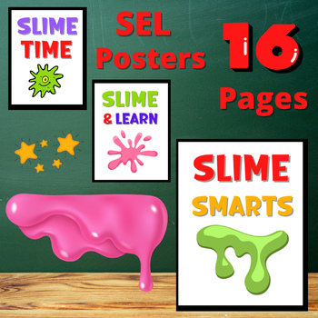 Slime Coloring Pages Activity SEL Resource No Prep by IncredibleDesigns